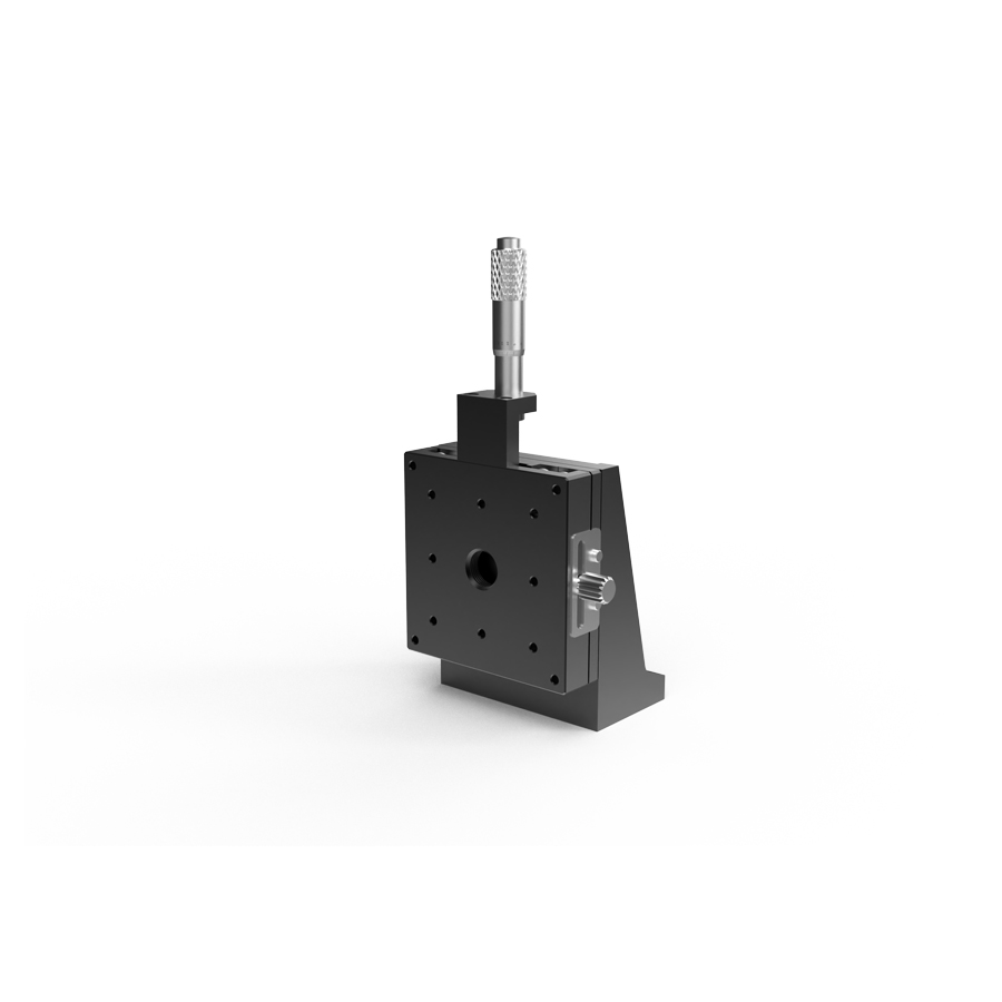 Z轴交叉滚柱式手动位移台 台面尺寸80x80mm 行程±12.5mm