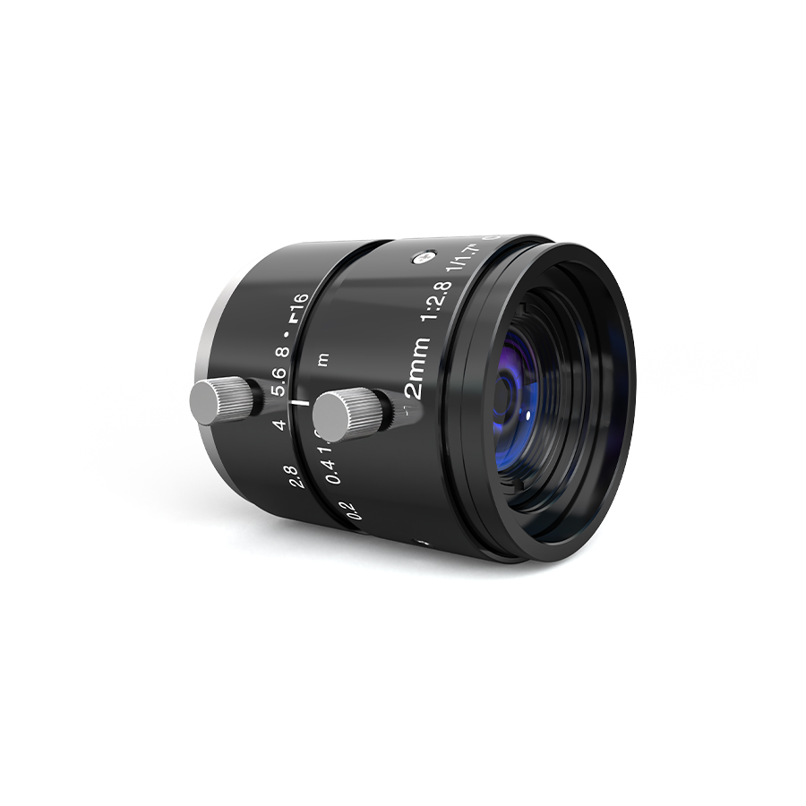 12mm 1/1.7" F2.8 12M 无热化定焦镜头
