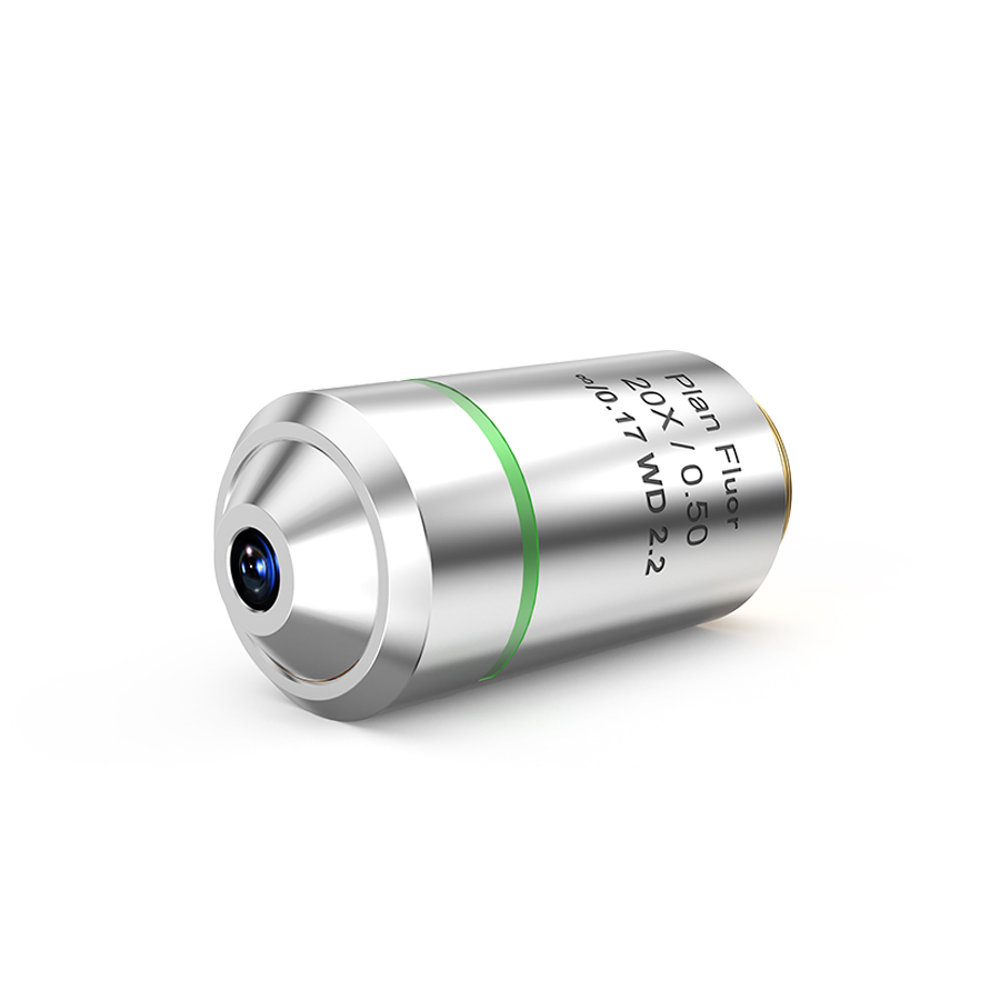 20× 齐焦60mm平场半复消色差生物物镜