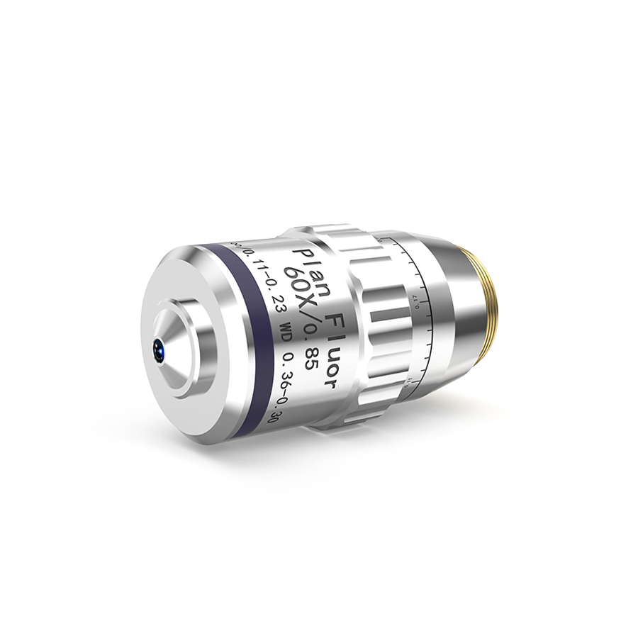 60× 齐焦60mm平场半复消色差生物物镜