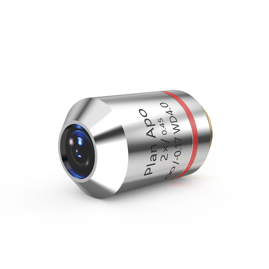 10× 齐焦60mm平场复消色差生物物镜