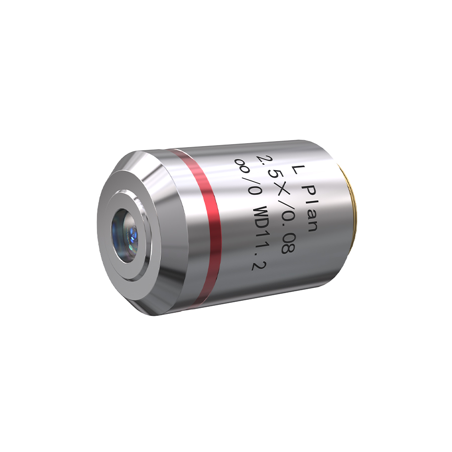 CE 2.5× f180 齐焦45mm 明场消色差 金相物镜
