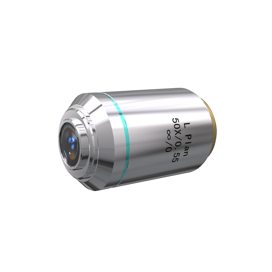 CE 50× f200 齐焦45mm 明场消色差 金相物镜