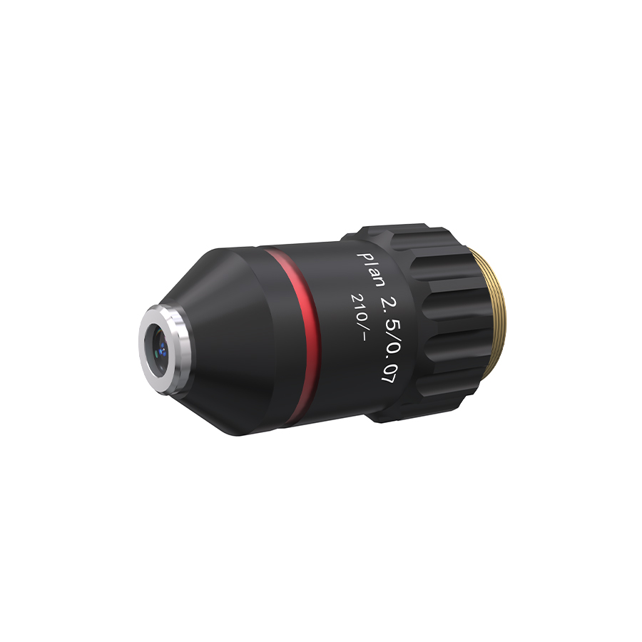 CE 2.5× f245 齐焦45mm 有限远平场消色差 金相物镜