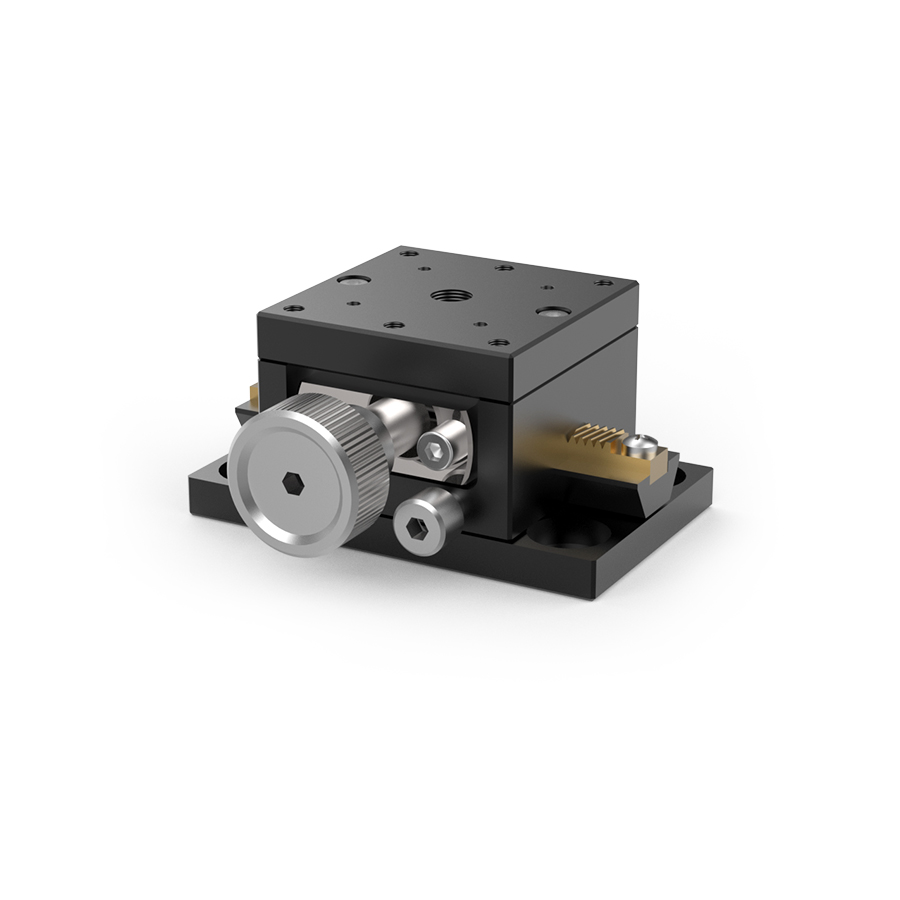 燕尾槽位移台 台面尺寸=40×40mm 行程=±25mm