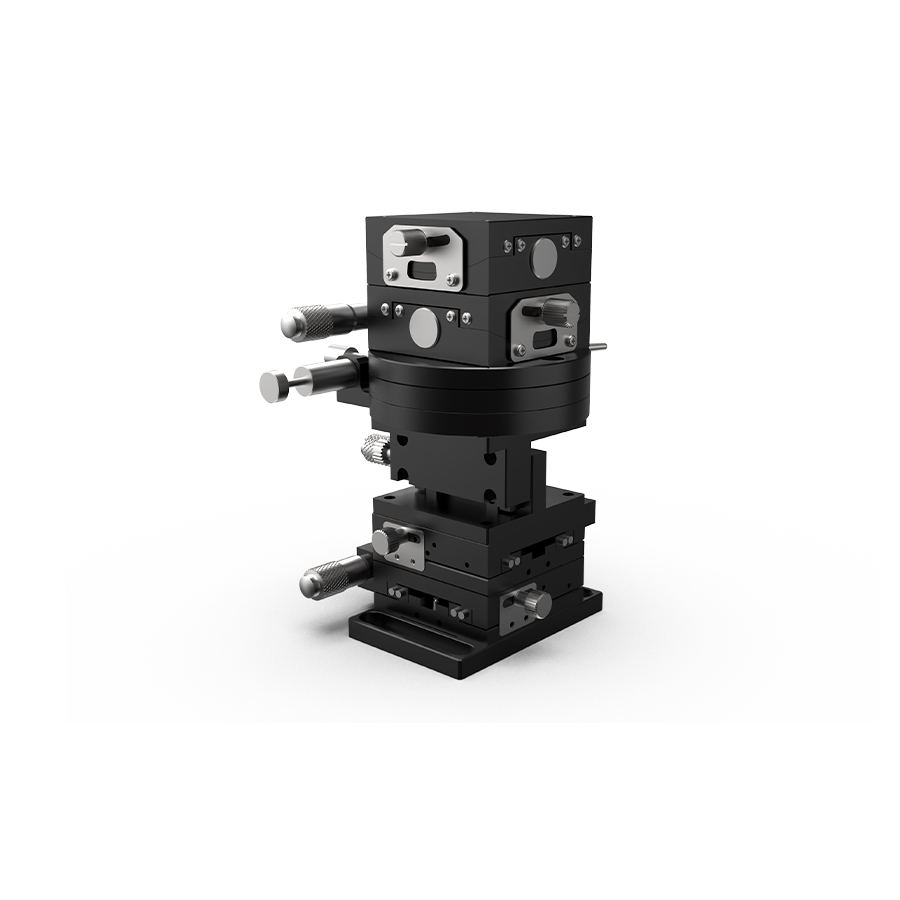 六维位移台 台面尺寸60x60mm 旋转中心高度50mm 最大负载1.94kg