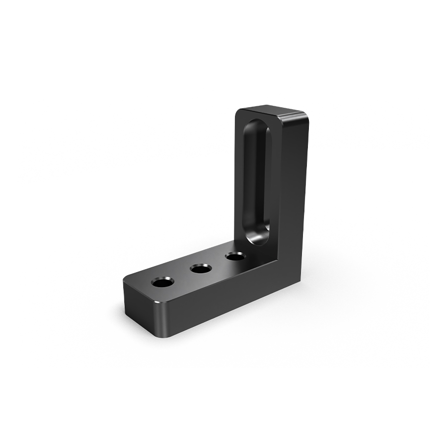 直角转接件 L型尺寸50x19mm 厚度10mm M6螺孔